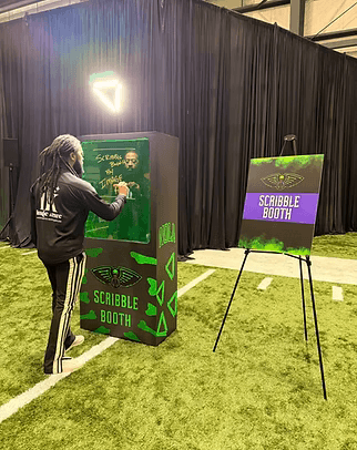 Scribble Booth social sharing card